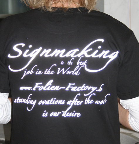 T Shirt bedruckt mit Spr�chen